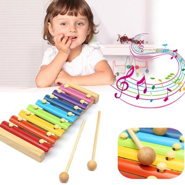 Wooden Xylophone Musical Toy For Children (Multicolor)