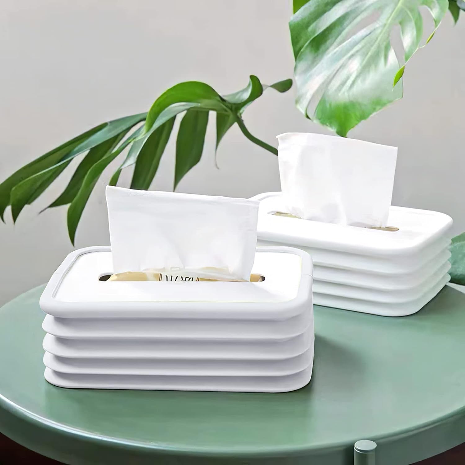 Tissues Holder Silicone Simple Tissue Box Tissues Cylinder Tissues Cube Box Tissue Holder For Bathroom Office Car Bedroom For Bathroom Room Office Car