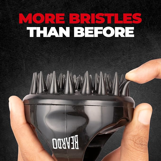 Silicone Scalp Massager & Shampoo Cleansing Brush (Pack of 1 ) Black