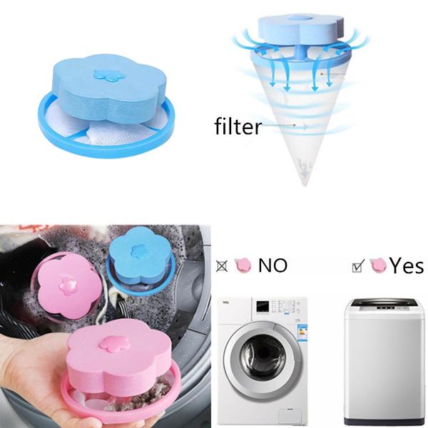 Washing Machine Floating Filter Lint Mesh Bag Net Pouch Hairlint Catcher