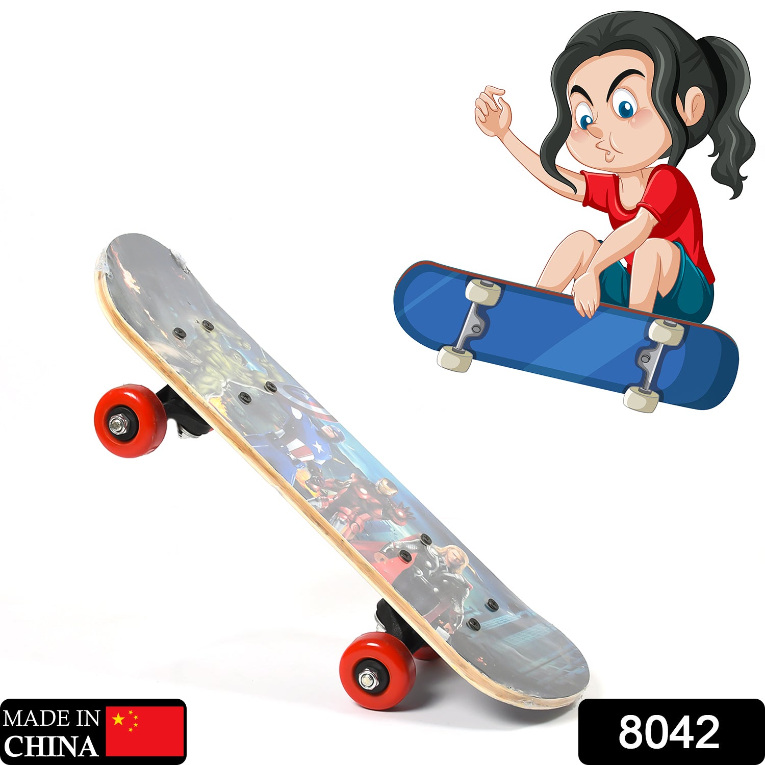 Wood Skateboard Skating Board Lightweight Board Cool Skate Board For Beginnerkidsteensadult And Return Gift Item