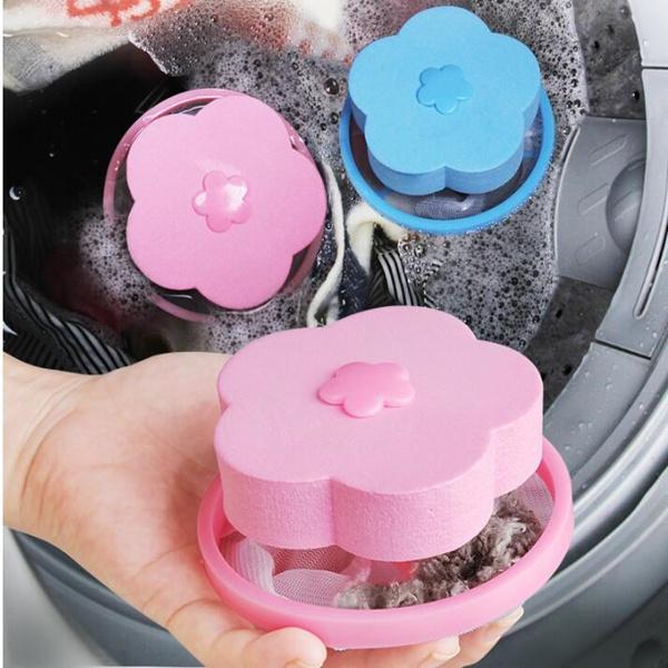 Washing Machine Floating Filter Lint Mesh Bag Net Pouch Hairlint Catcher