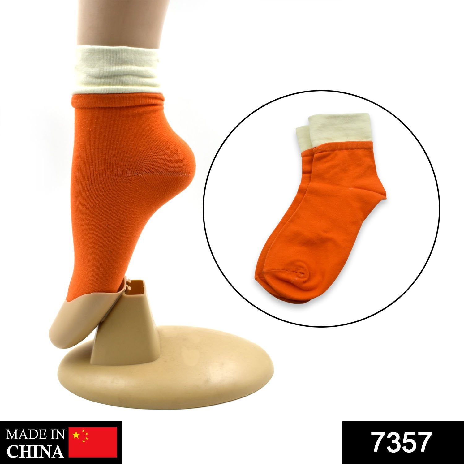 Socks Breathable Thickened Classic Simple Soft Skin Friendly (1pair)