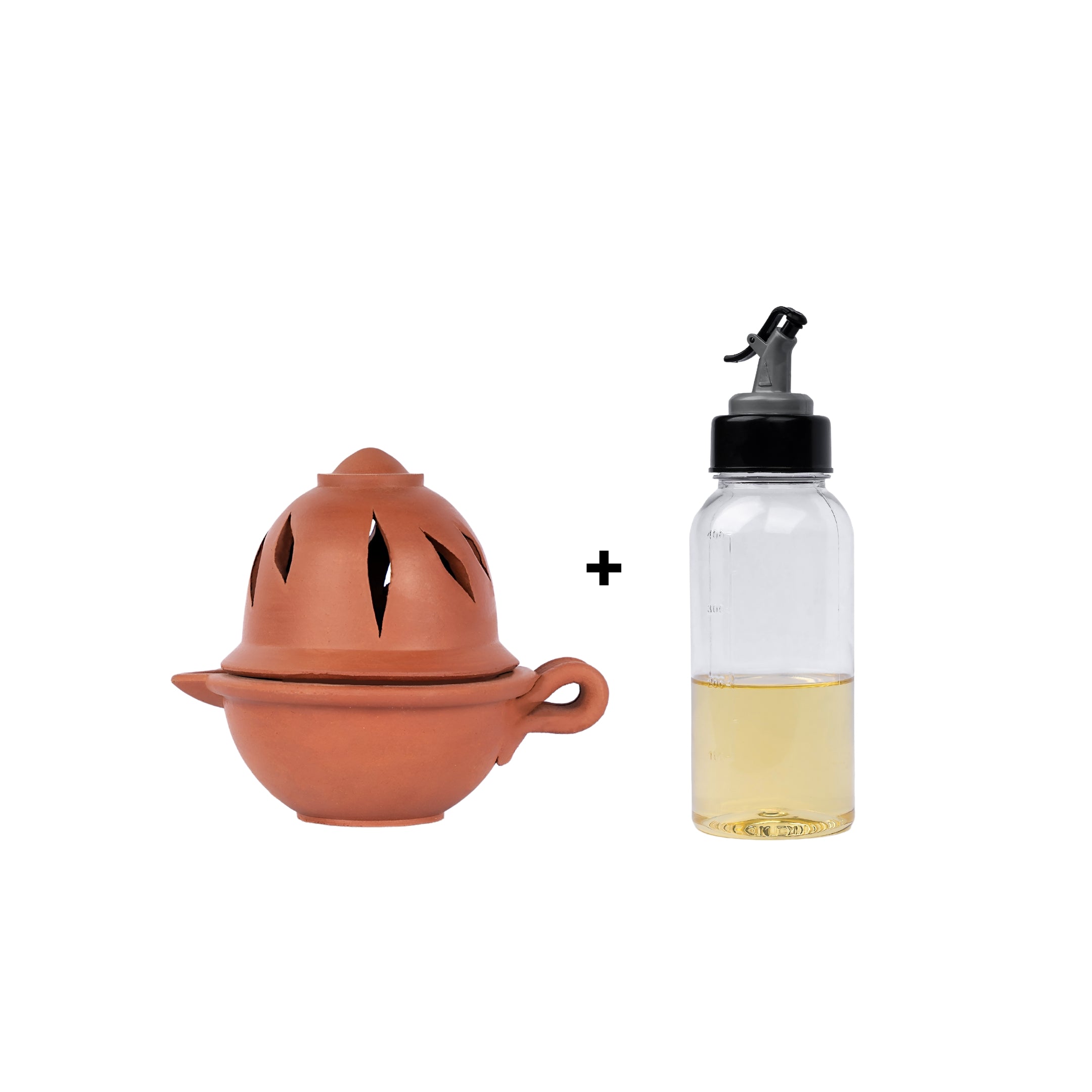 Aladdin Oil Lamp - 1 & Oil Dispenser Bottle - 500 ml - 1 combo