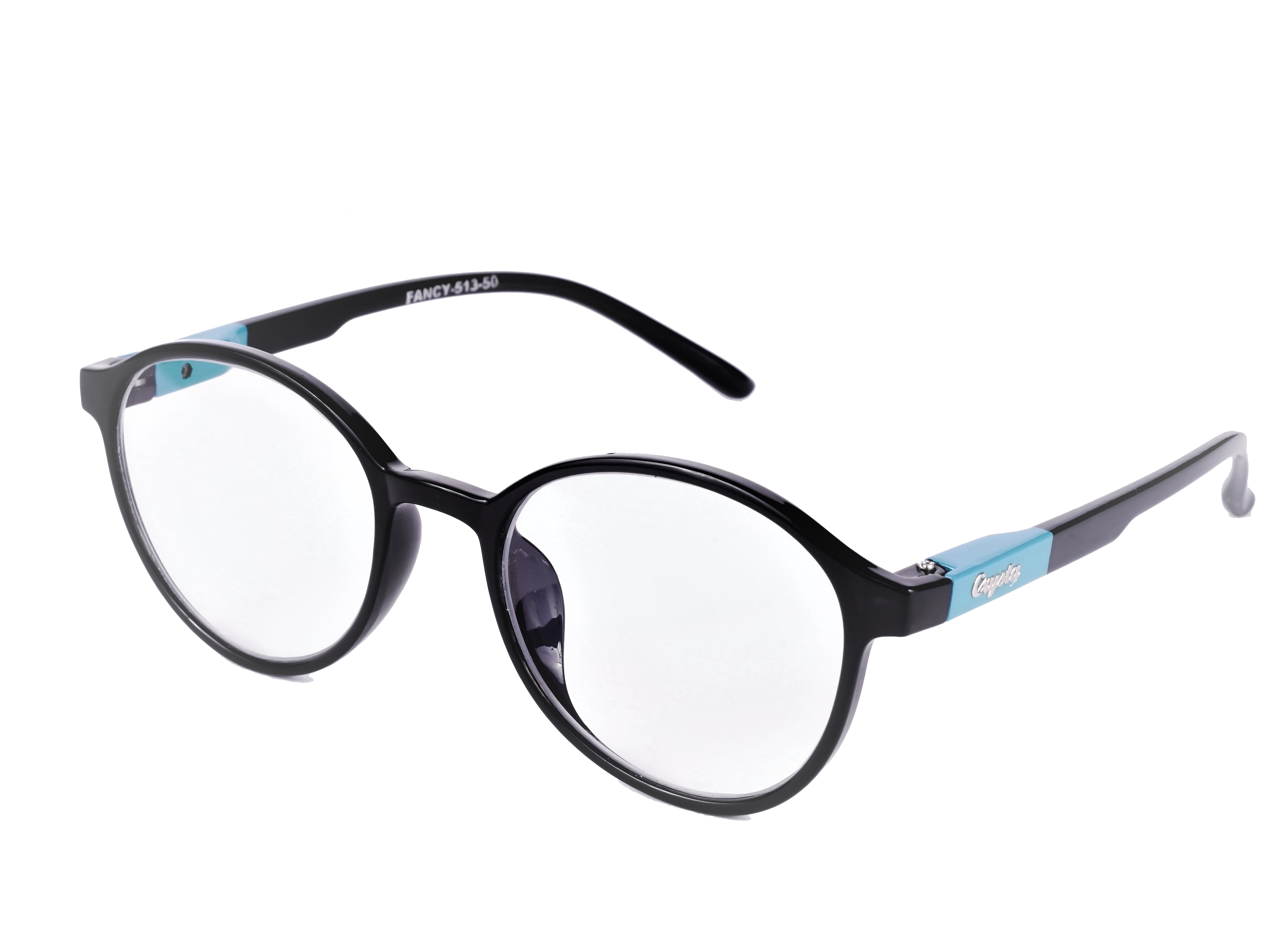 System Glasses for Women | 100% UV Protected |  Oval shape | Anti Glare | Blocks Harmful Rays |  BLUE & BLACK