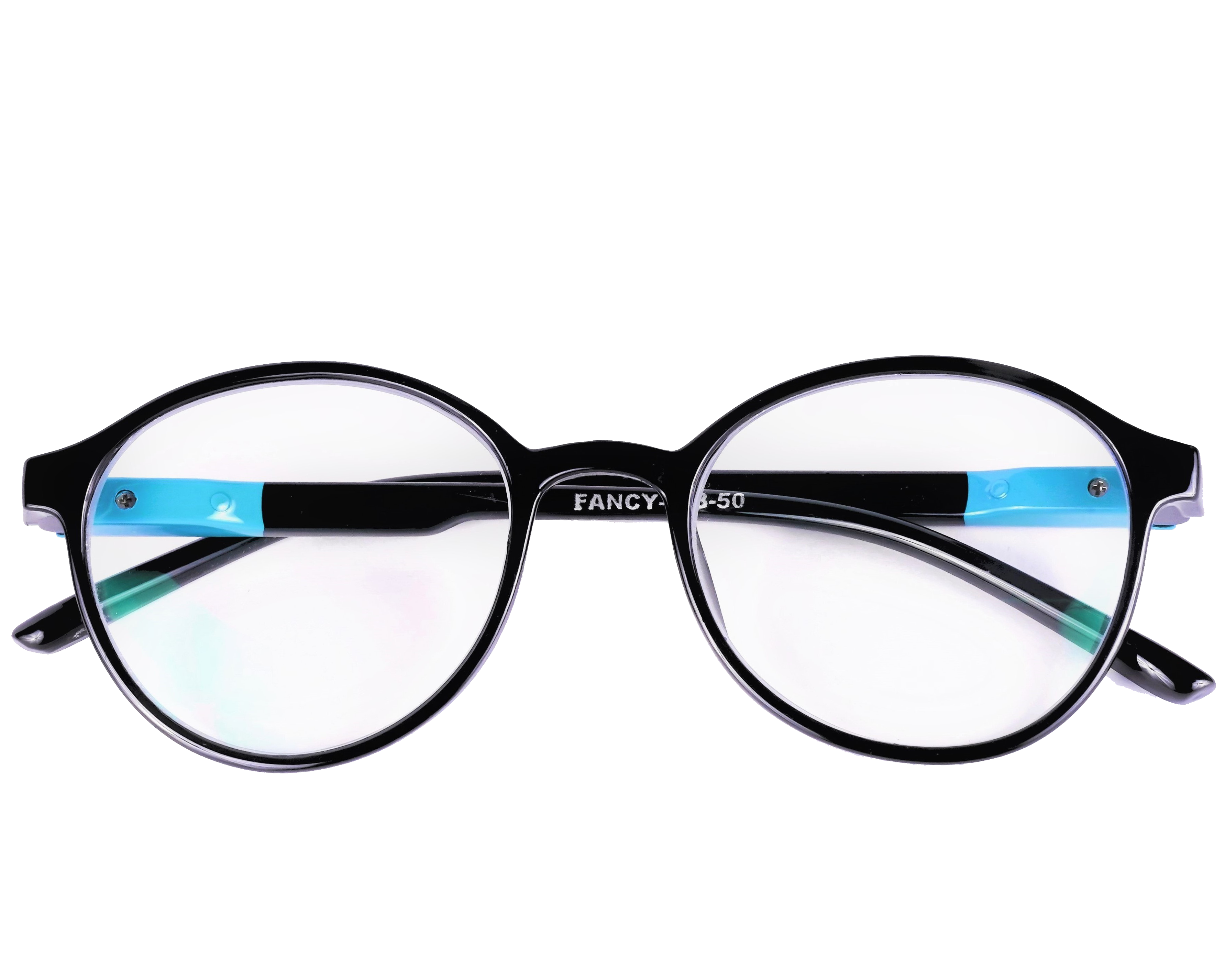 System Glasses for Women | 100% UV Protected |  Oval shape | Anti Glare | Blocks Harmful Rays |  BLUE & BLACK