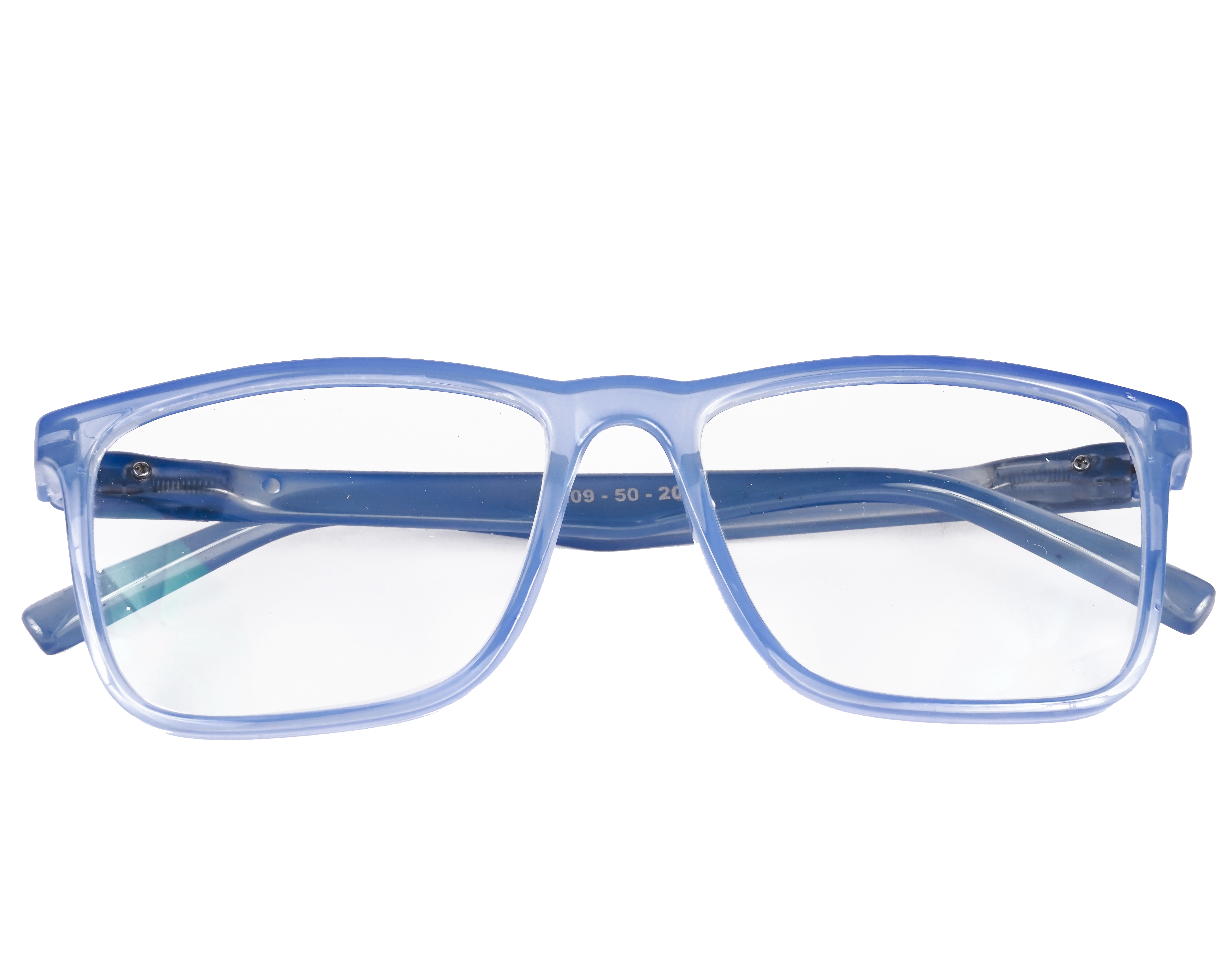 UNISEX System Glasses | 100% UV Protected |Anti Glare Blocks Harmful Rays |  Zero Power | Full Blue | Square