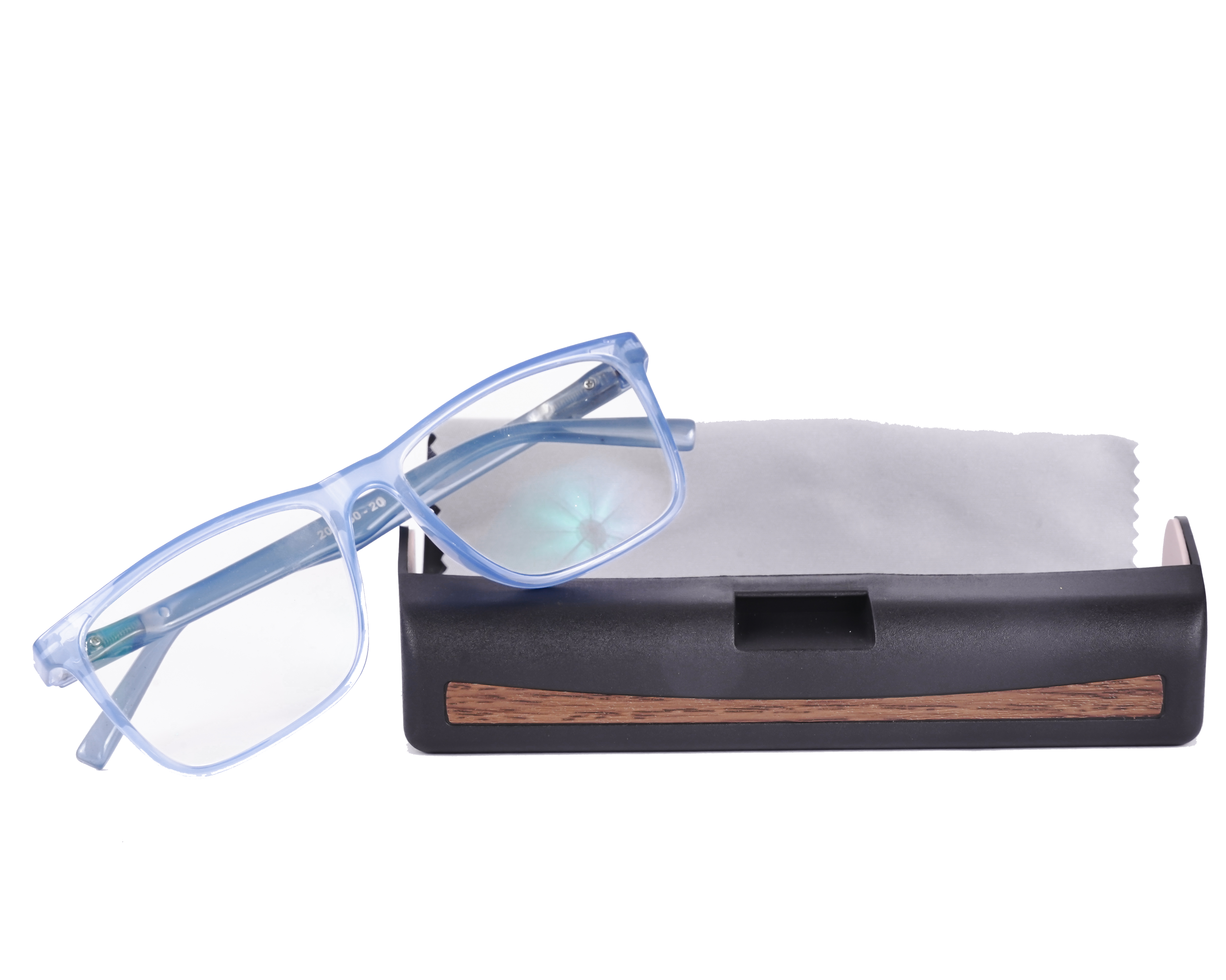 UNISEX System Glasses | 100% UV Protected |Anti Glare Blocks Harmful Rays |  Zero Power | Full Blue | Square