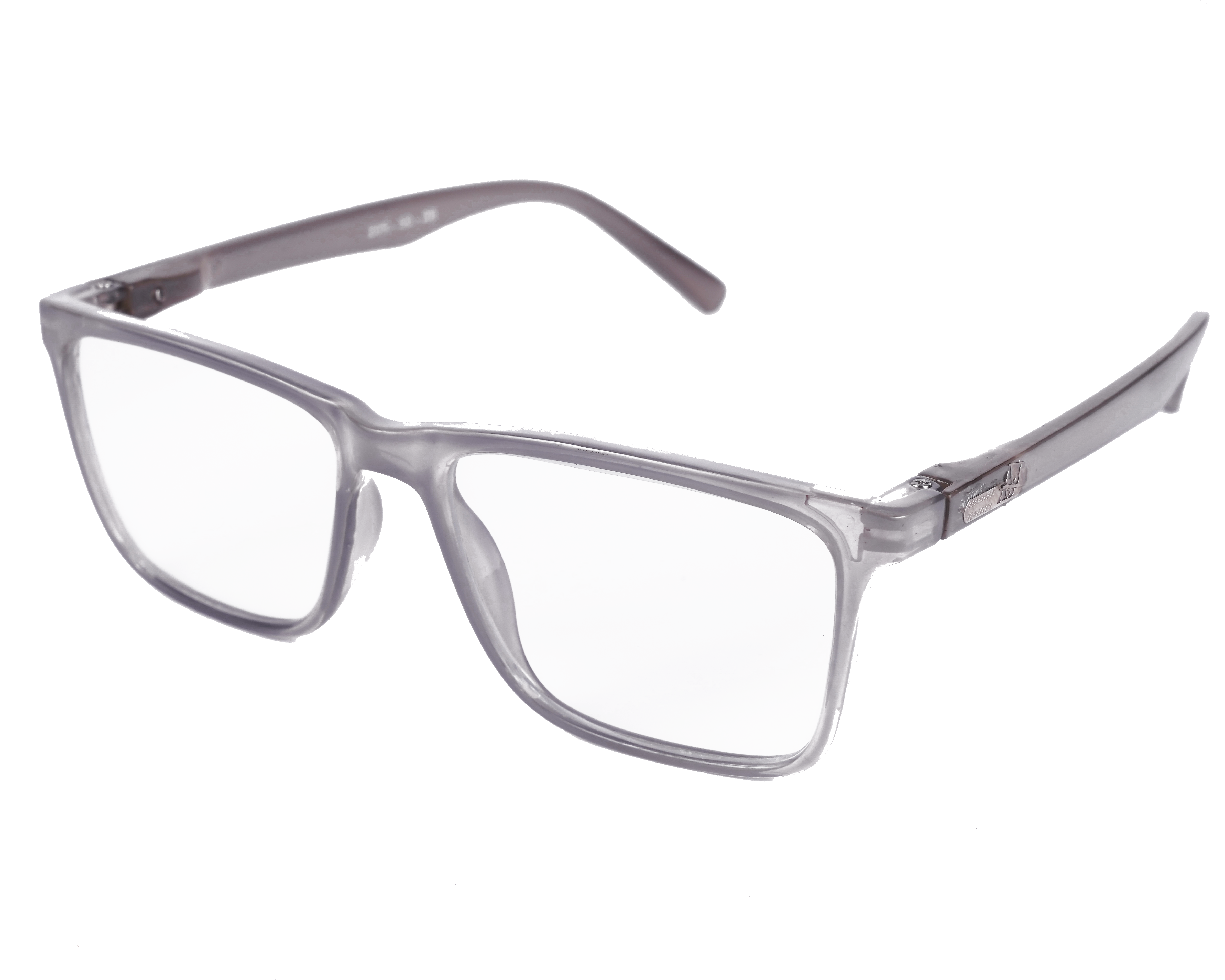 UNISEX System Glasses | 100% UV Protected | Anti Glare Blocks Harmful Rays |  Zero Power | Full Grey | Square