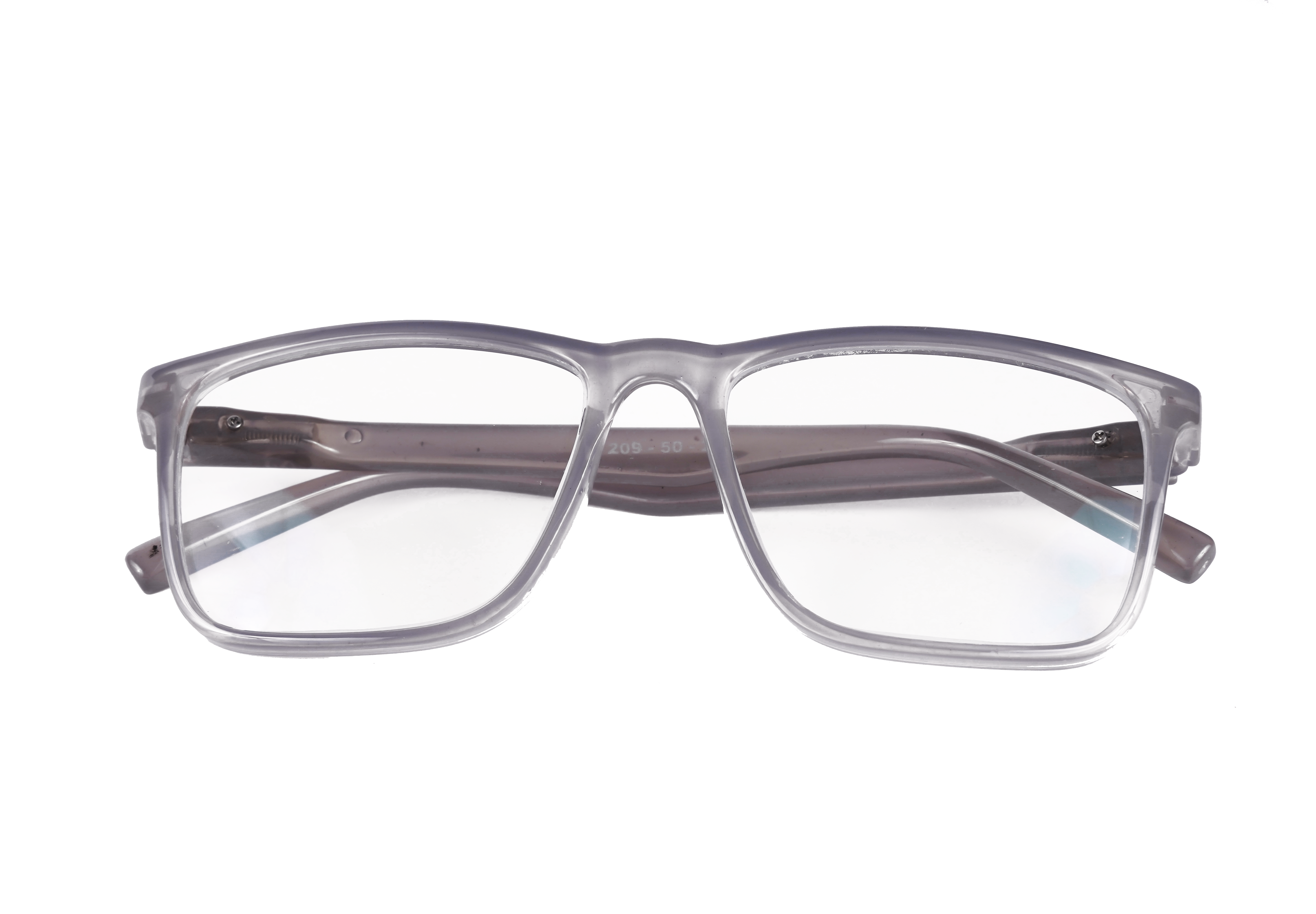 UNISEX System Glasses | 100% UV Protected | Anti Glare Blocks Harmful Rays |  Zero Power | Full Grey | Square