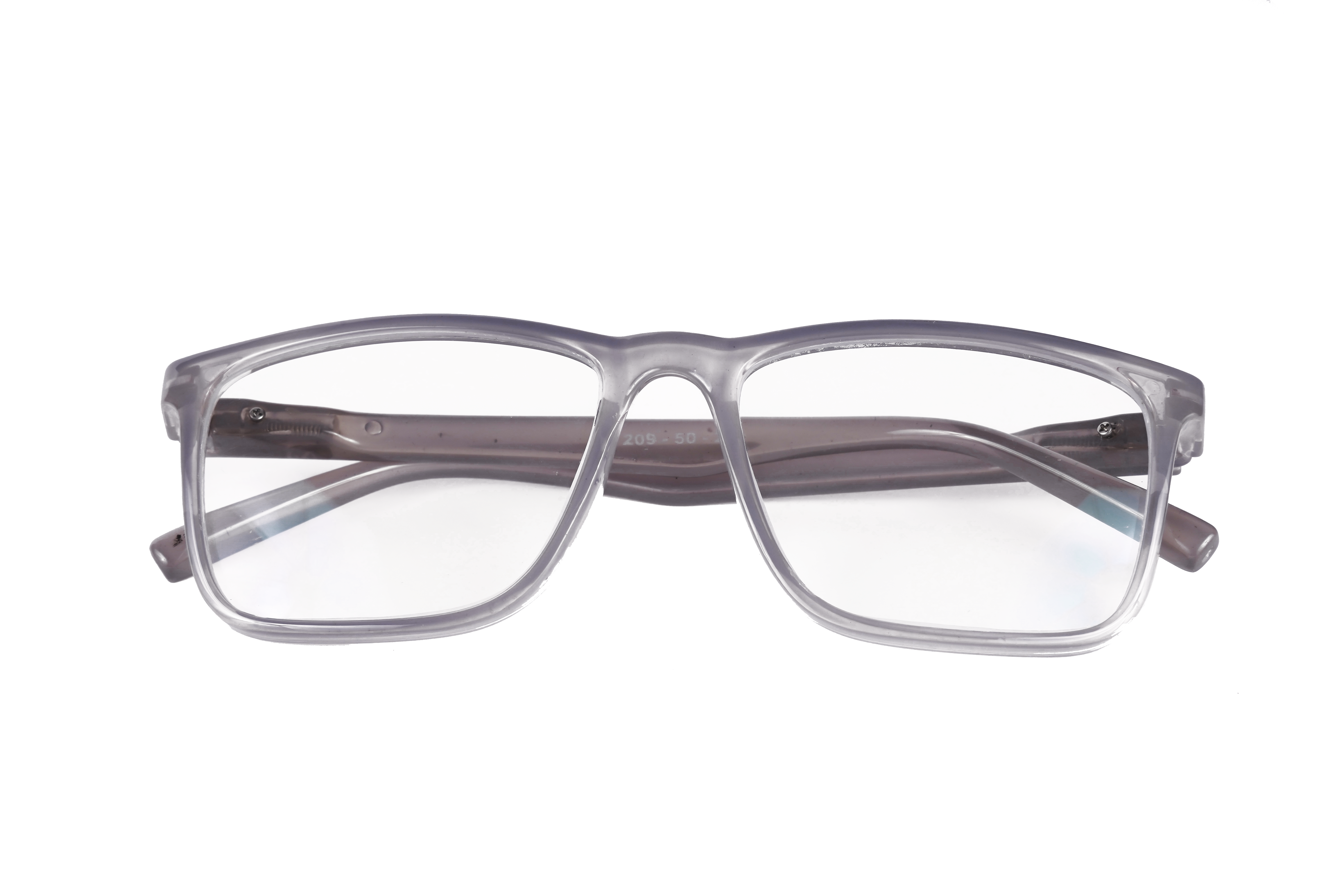 UNISEX System Glasses | 100% UV Protected | Anti Glare Blocks Harmful Rays |  Zero Power | Full Grey | Square