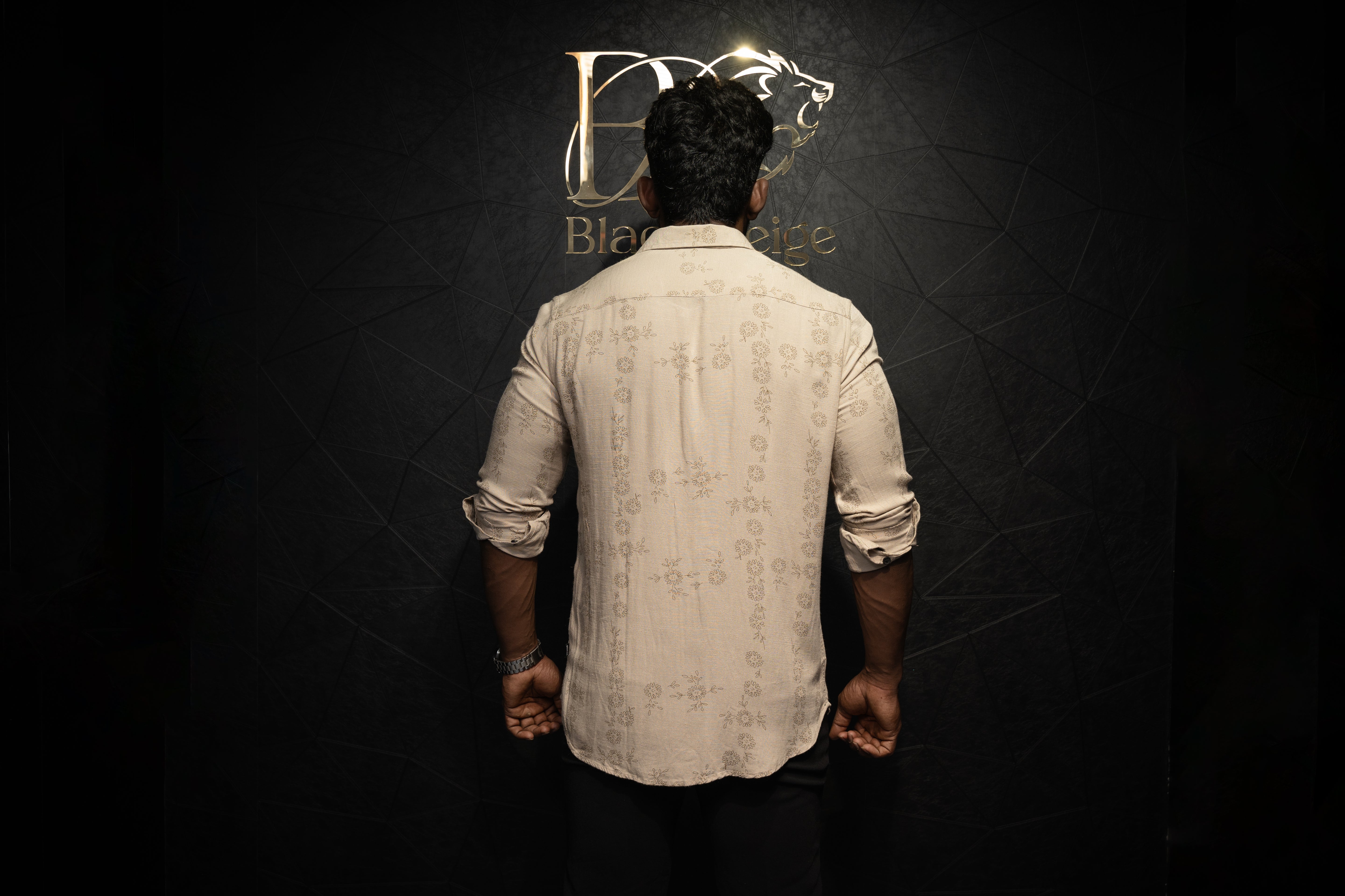 Premium Men's Floral Printed Casual Shirt | Full Sleeve | Sandal