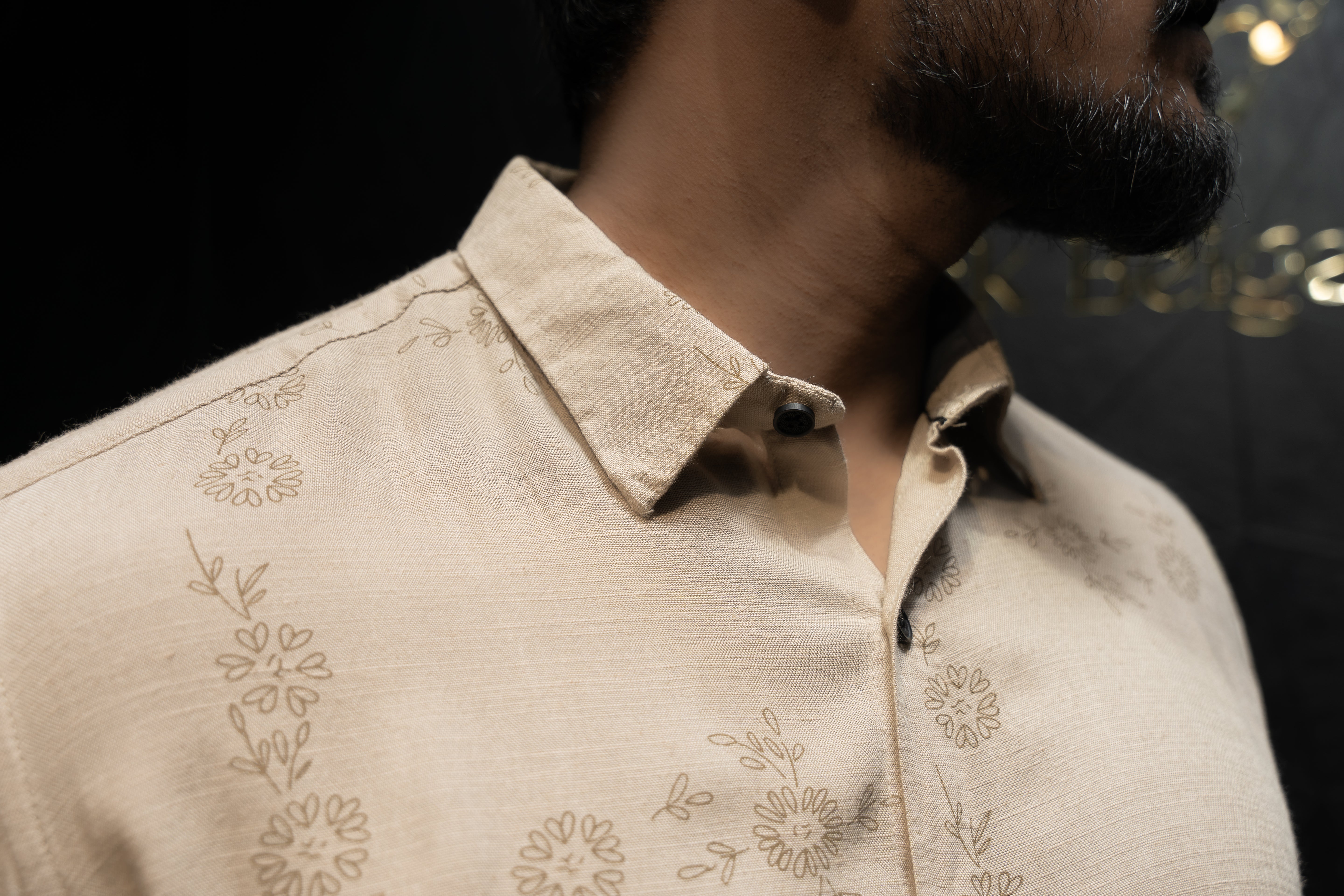 Premium Men's Floral Printed Casual Shirt | Full Sleeve | Sandal