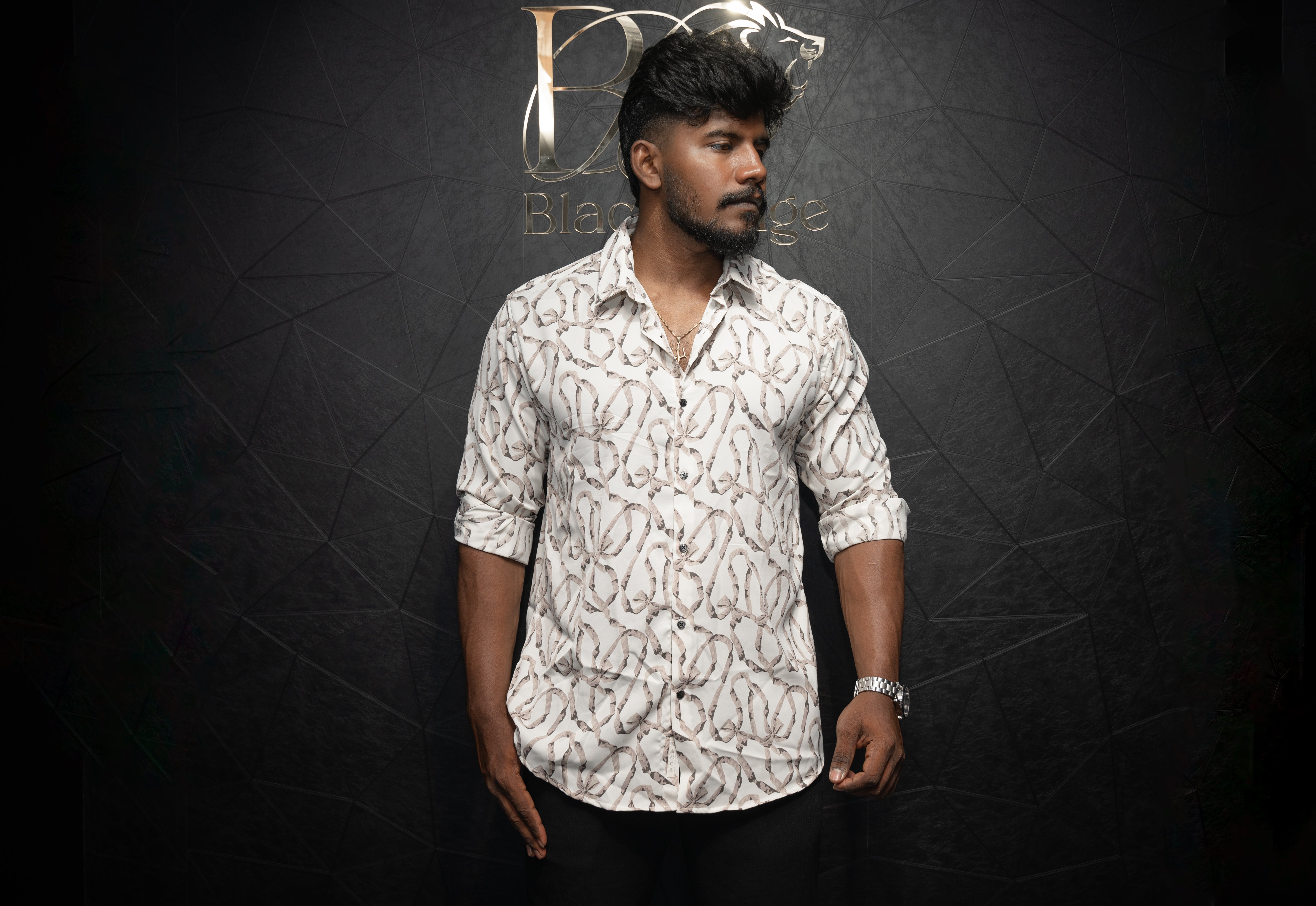 Premium Men's Party Wear Shirt | Full Sleeve | White