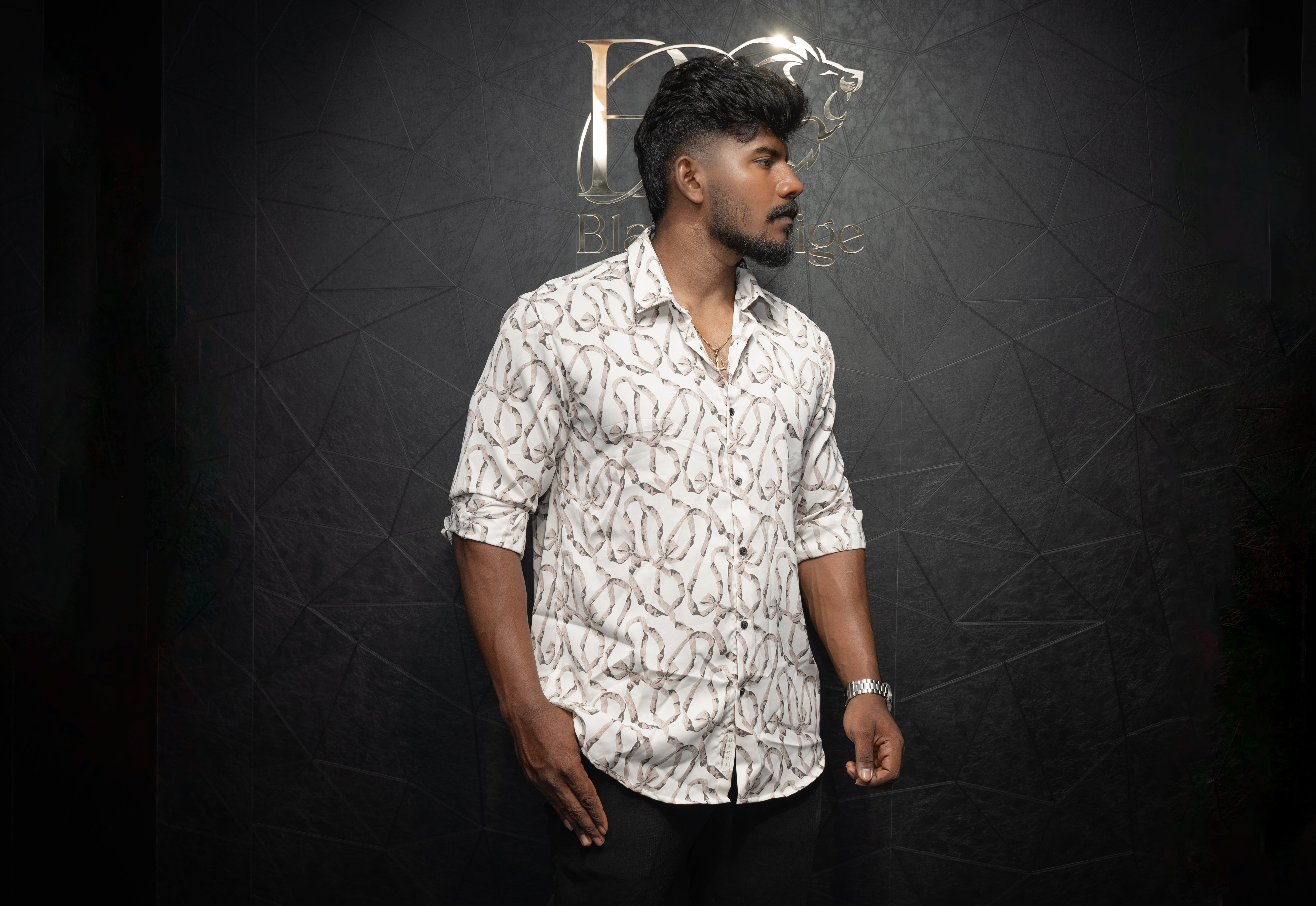 Premium Men's Party Wear Shirt | Full Sleeve | White