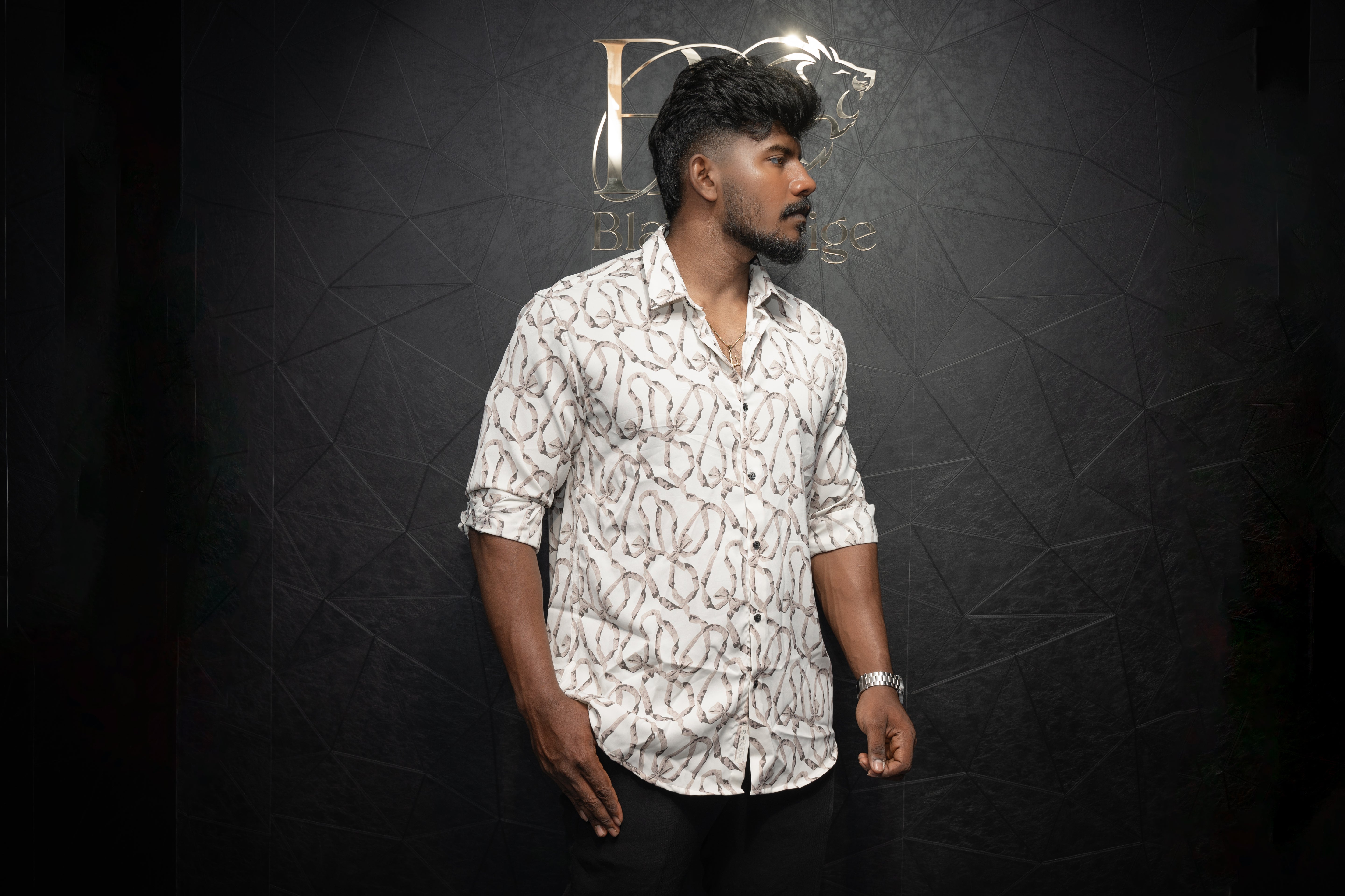 Premium Men's Party Wear Shirt | Full Sleeve | White