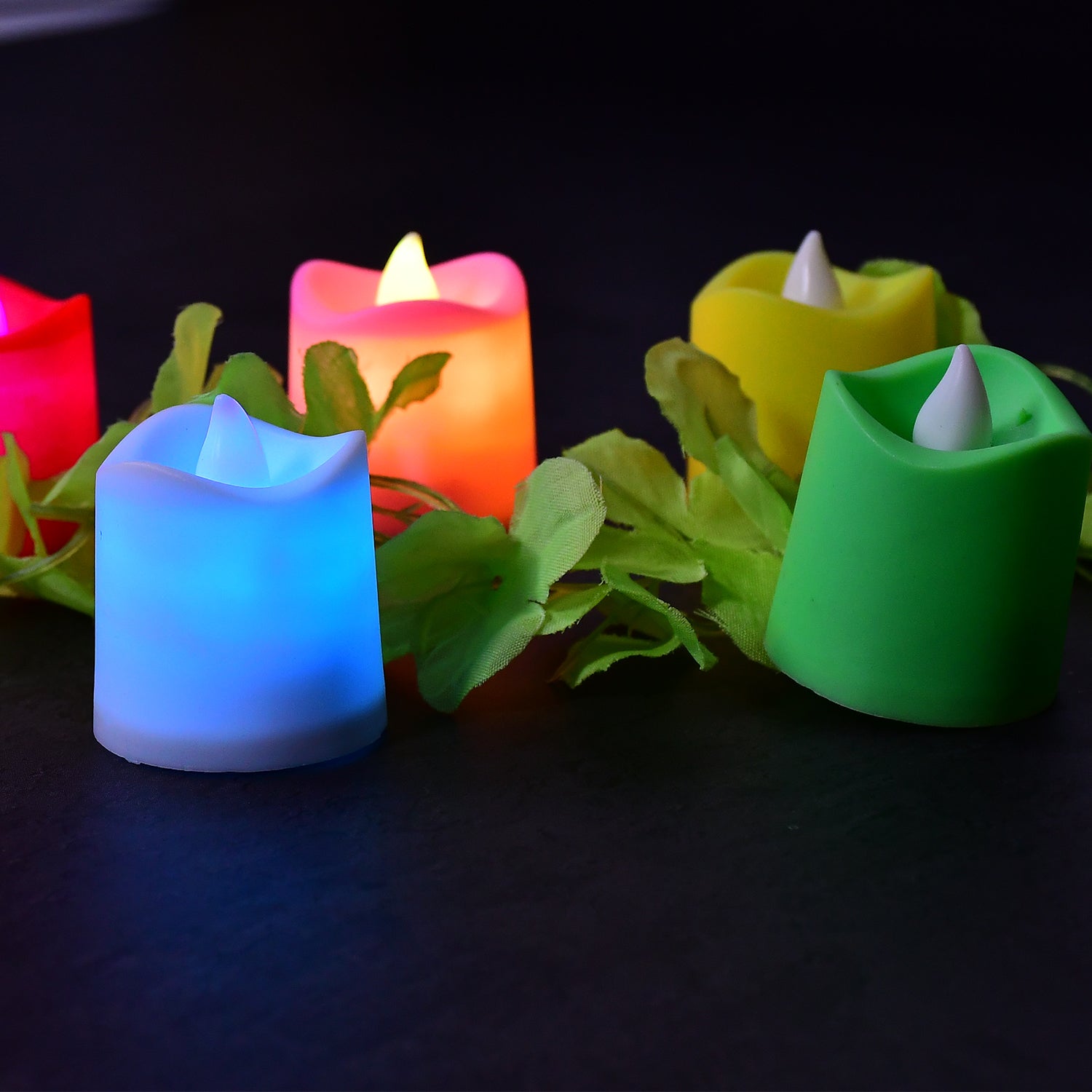 1 pc Festival Decorative - Led Tealight Candles  Battery Operated Candle Ideal For Party.