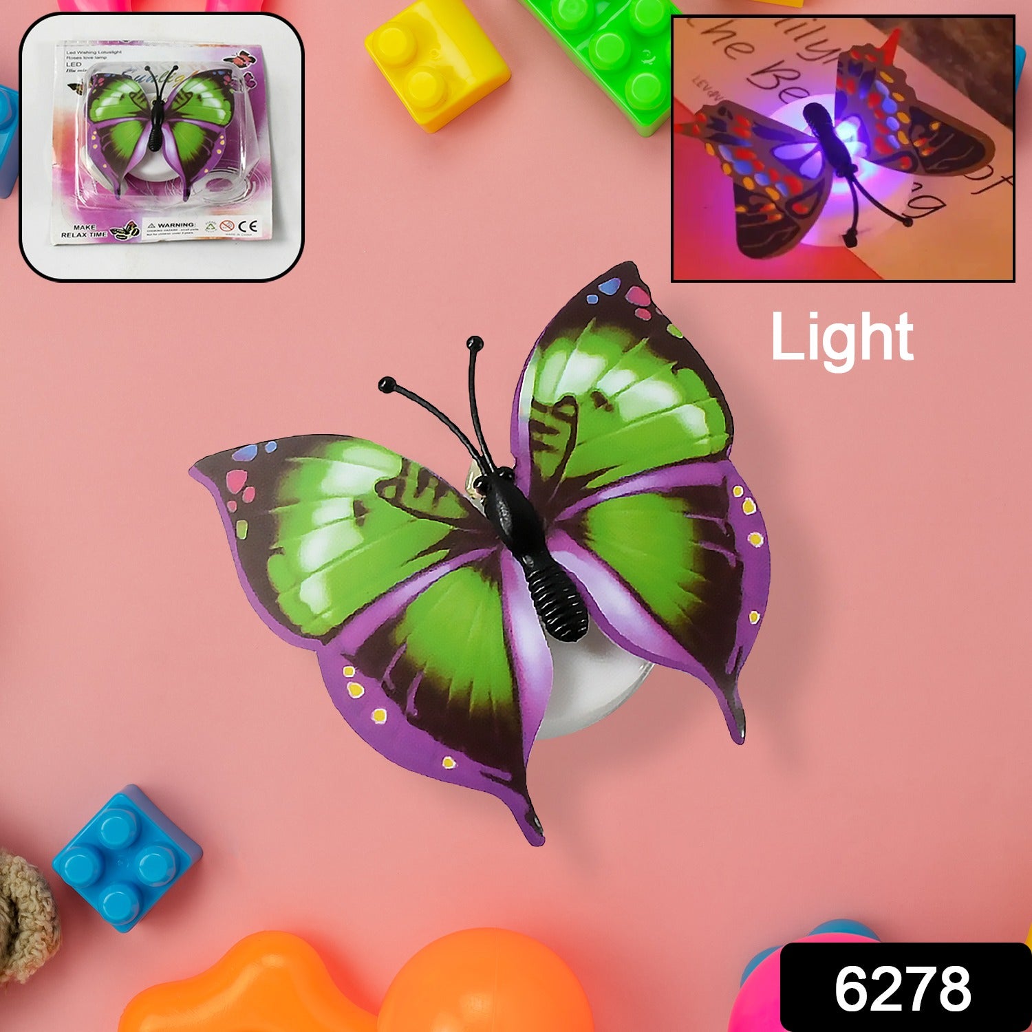 The Butterfly 3d Night Lamp Comes With 3d Illusion Design Suitable For Drawing Room Lobby.