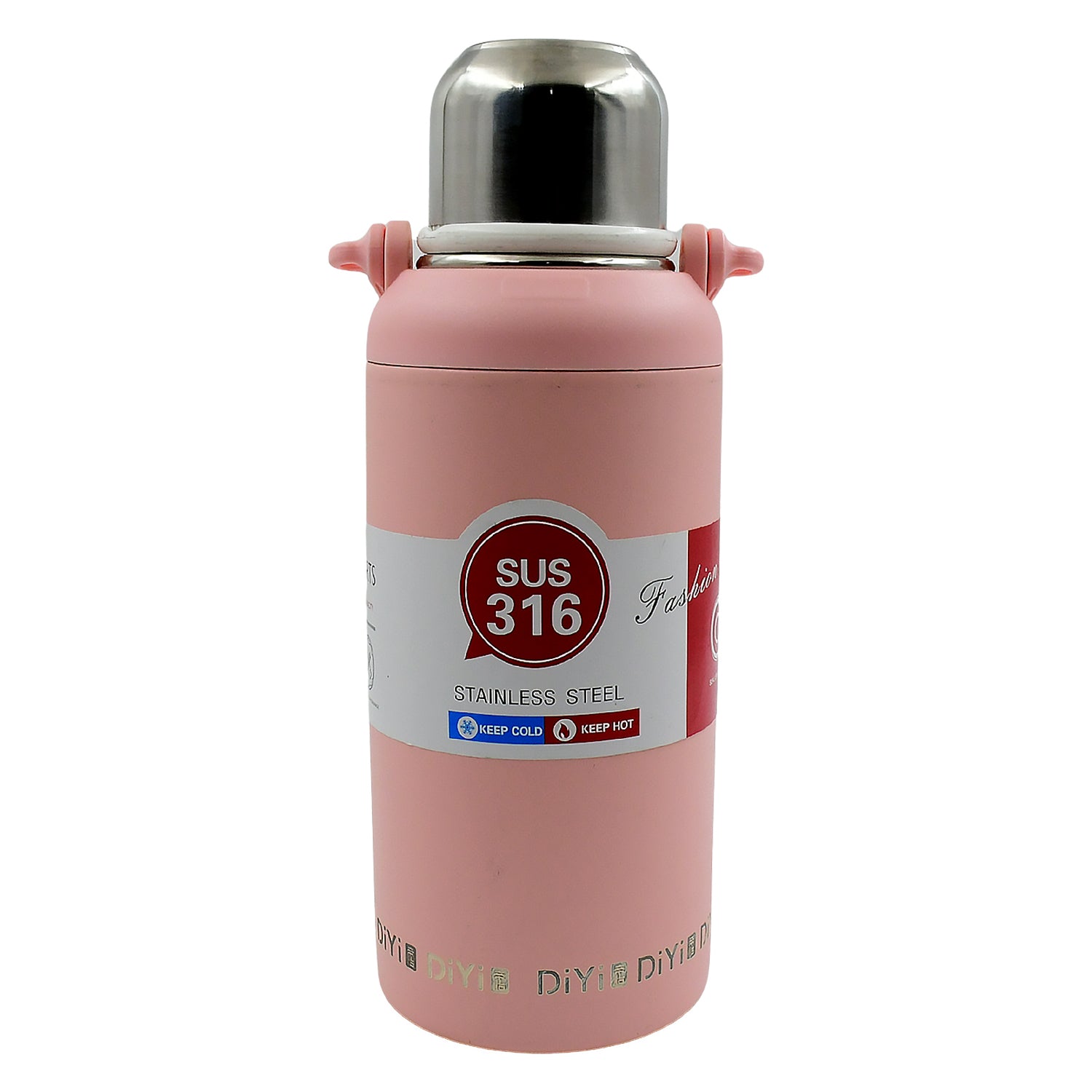 Stainless Steel Tumblers 316 Stainless Steel Vacuum Insulated Cup  Bottle Portable Travel Kettle  Water Bottle With Handle Outdoor Large Capacity Sports Kettle Cups  Bottle (1300 Ml)