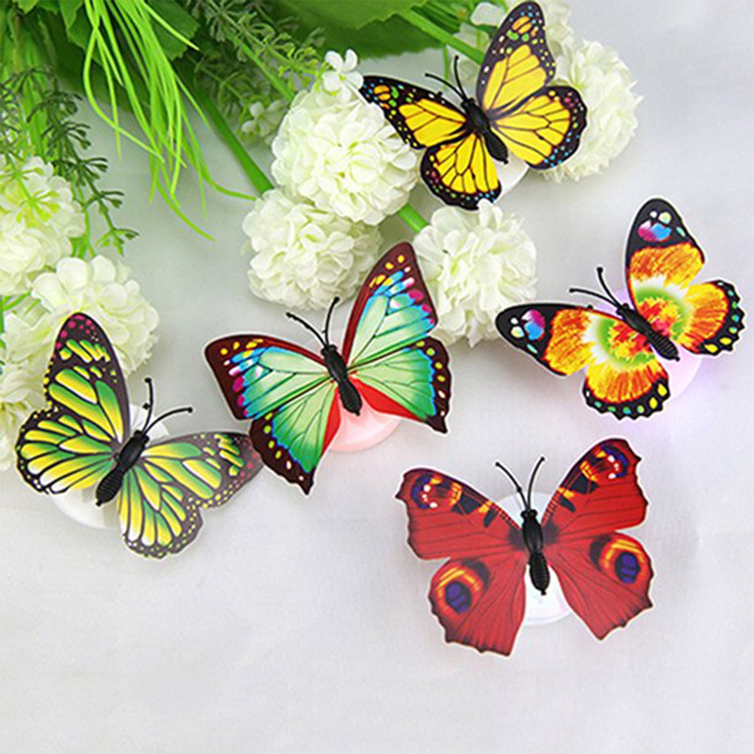 The Butterfly 3d Night Lamp Comes With 3d Illusion Design Suitable For Drawing Room Lobby.