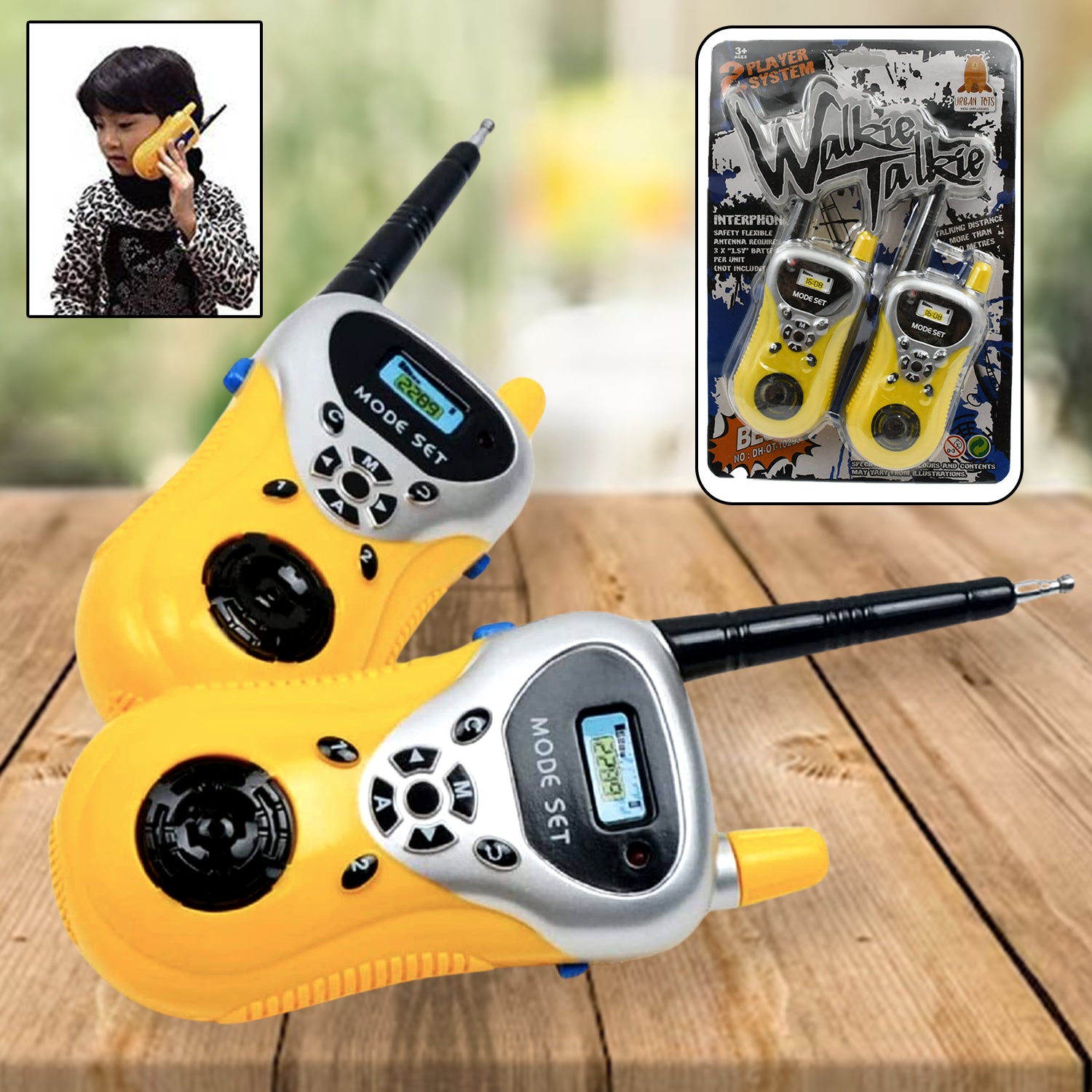 Walkie Talkie Toys For Kids 2 Way Radio Toy For 3-12 Year Old Boys Girls Up To 80 Meter Outdoor Range