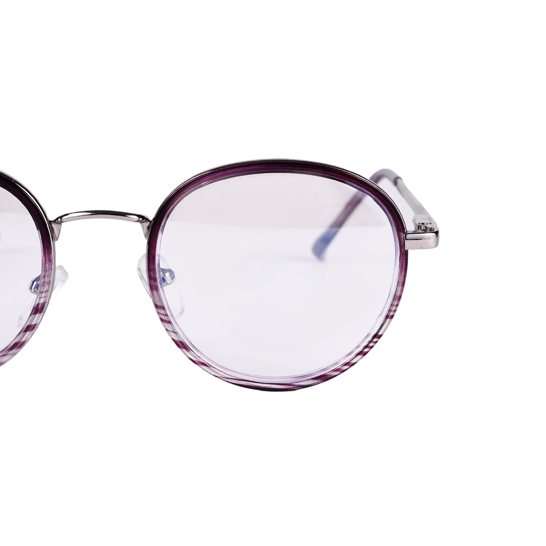 PREMIUM Blue Light Blocking Glasses for WOMEN |  Anti Glare UV Protection |  Stylish Glossy ROSE Rim with Metallic Steel Frame