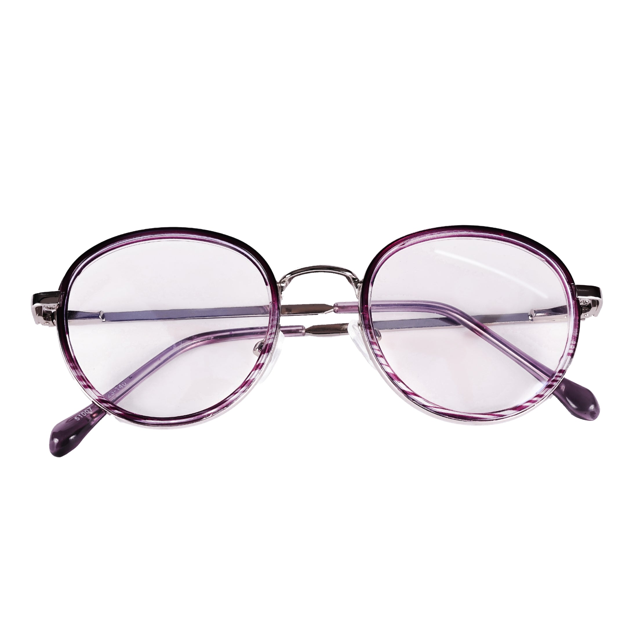 PREMIUM Blue Light Blocking Glasses for WOMEN |  Anti Glare UV Protection |  Stylish Glossy ROSE Rim with Metallic Steel Frame