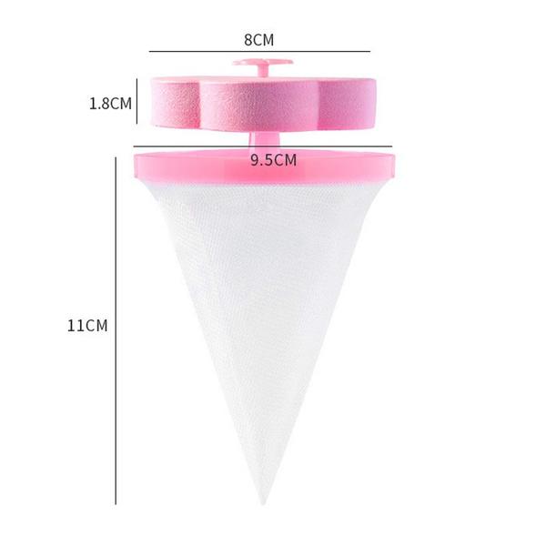 Washing Machine Floating Filter Lint Mesh Bag Net Pouch Hairlint Catcher