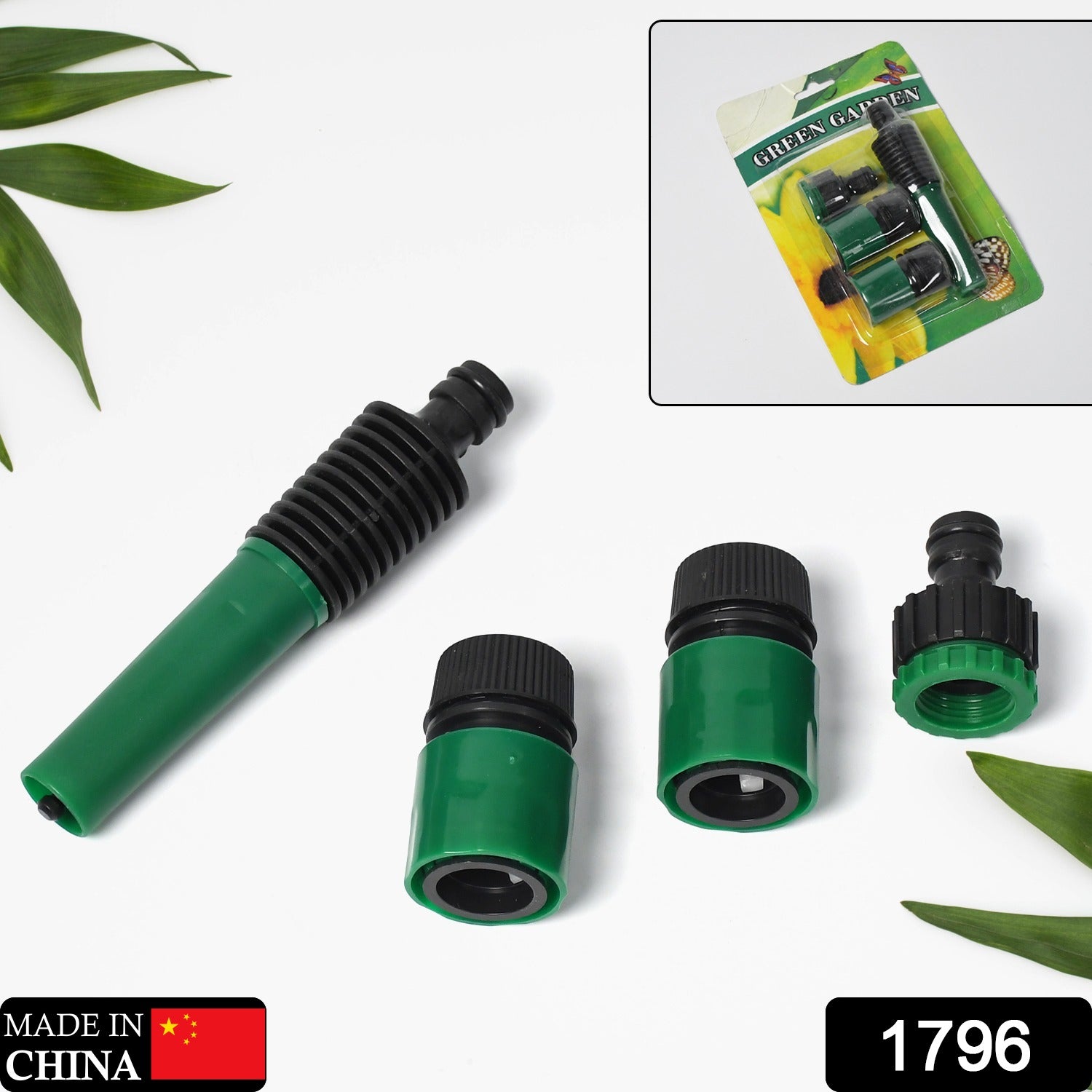 Water Hose Pipe Tap Nozzle Connector Set Fitting Adapter Hose Lock Garden Water Hose Pipe Tap Nozzle