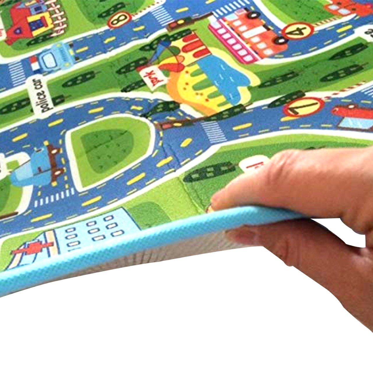 Waterproof Single Side Baby Play Crawl Floor Mat For Kids Picnic School Home (Size 180 X 115)