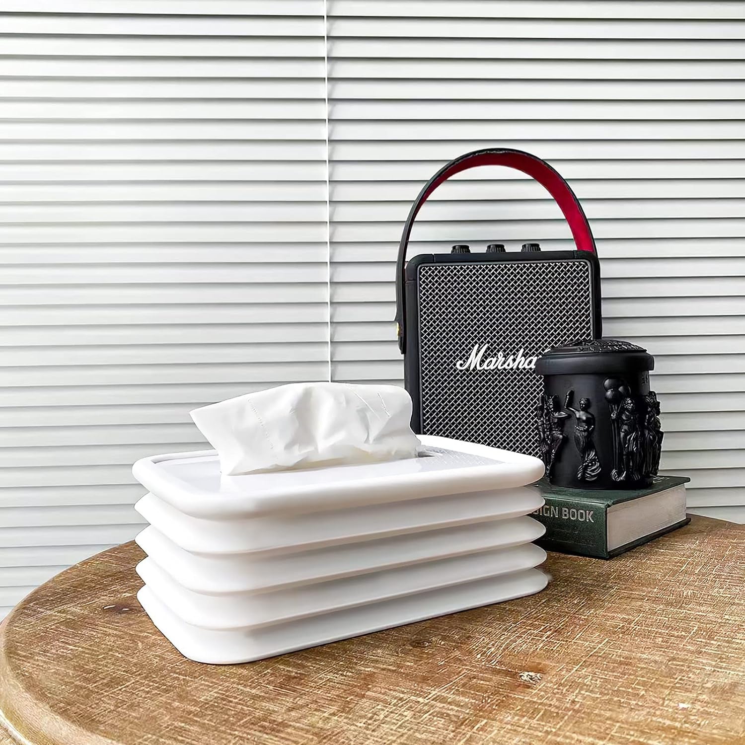 Tissues Holder Silicone Simple Tissue Box Tissues Cylinder Tissues Cube Box Tissue Holder For Bathroom Office Car Bedroom For Bathroom Room Office Car