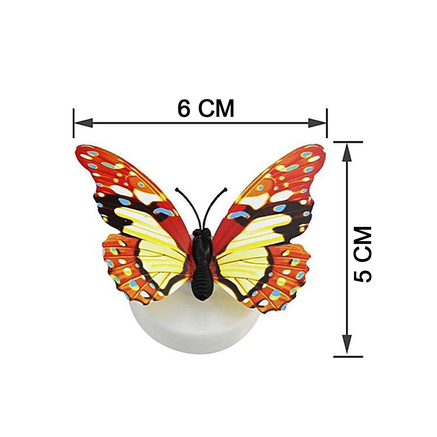 The Butterfly 3d Night Lamp Comes With 3d Illusion Design Suitable For Drawing Room Lobby.