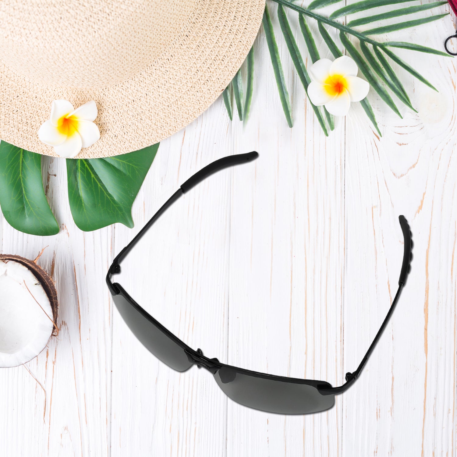 \ Sports Sunglasses Classic Luxury Lightweight Rimless Sports Sunglasses  For Driving  Fishing  Hiking  Outdoor Use