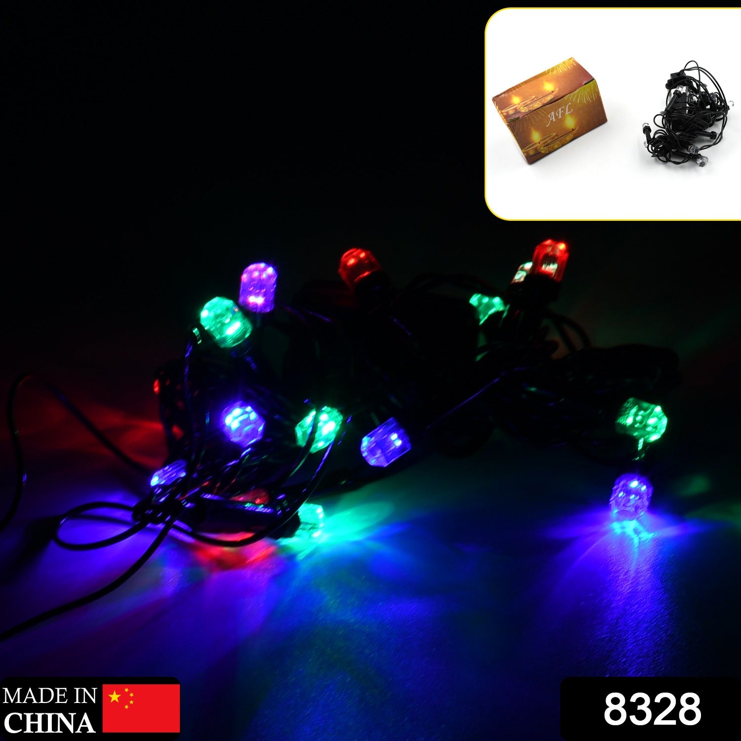 3mtr Home Decoration Diwali  Wedding Led Christmas String Light Indoor And Outdoor Light Festival Decoration Led String Light Multi-color Light 8mm (15l 3 Mtr)