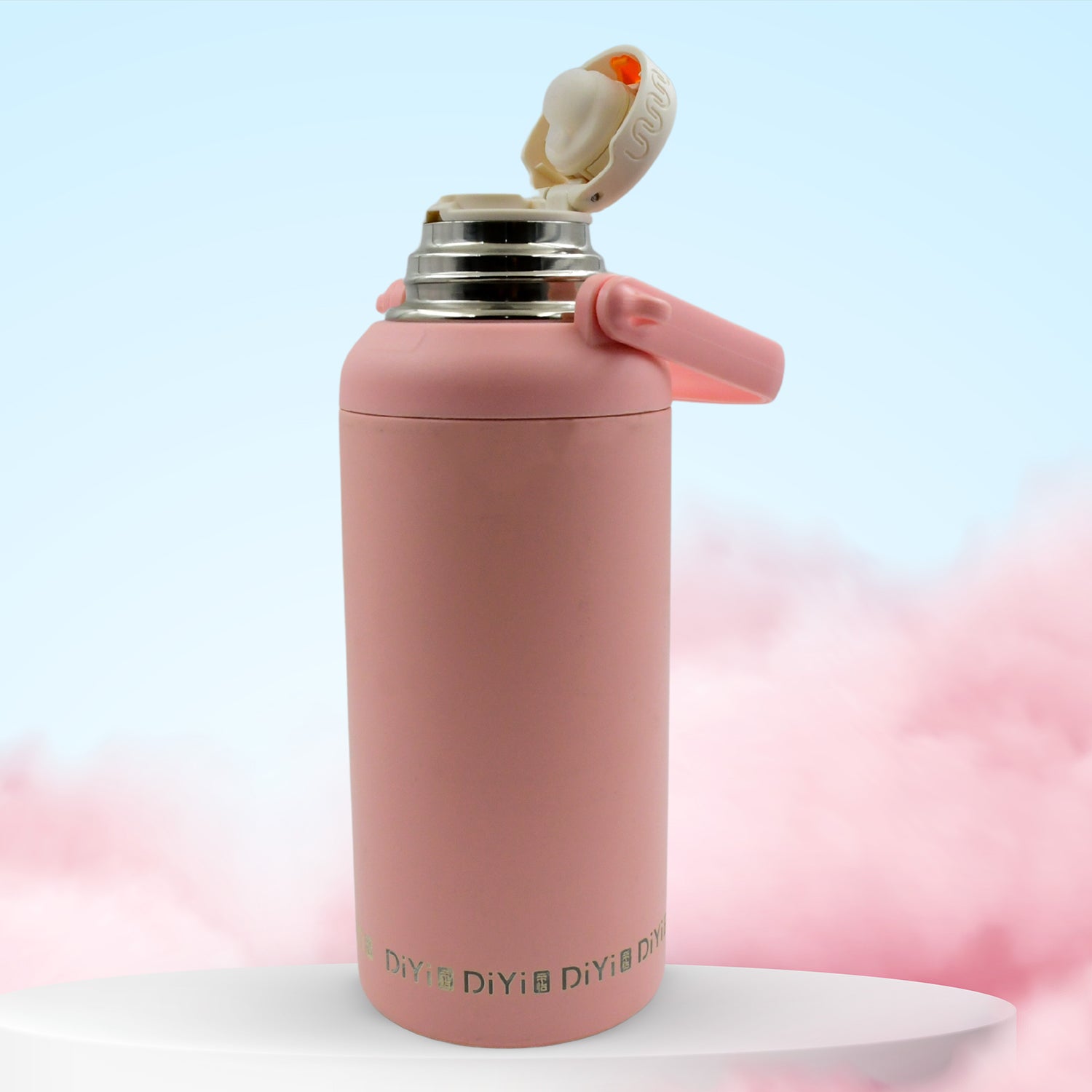 Stainless Steel Tumblers 316 Stainless Steel Vacuum Insulated Cup  Bottle Portable Travel Kettle  Water Bottle With Handle Outdoor Large Capacity Sports Kettle Cups  Bottle (1300 Ml)