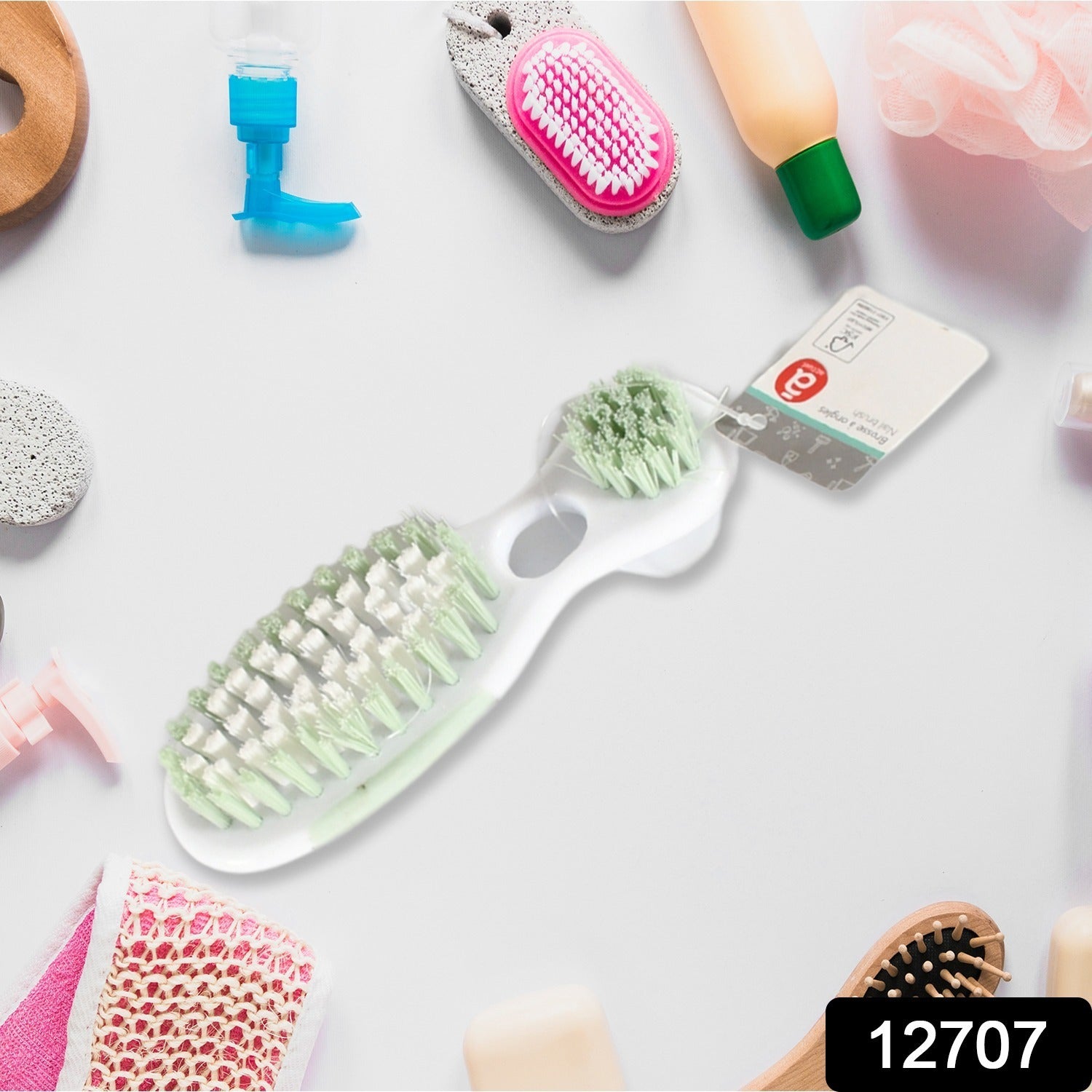 2 In 1 Hard Bristle Brush Multi-use Brush High Quality Brush (1 Pc)