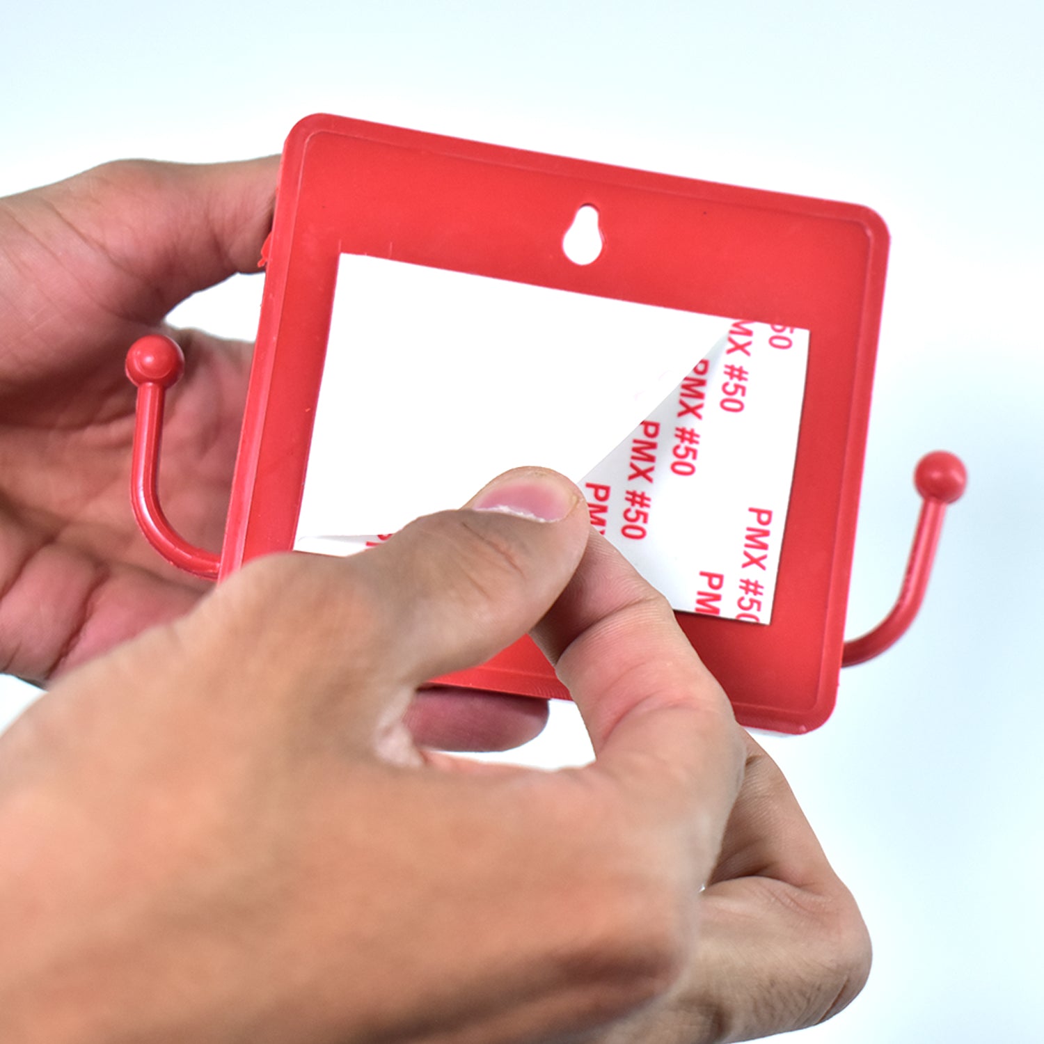 Wall Mounted Storage Box remote Storage Organizer Case With 2 Side Hanging Hooks.