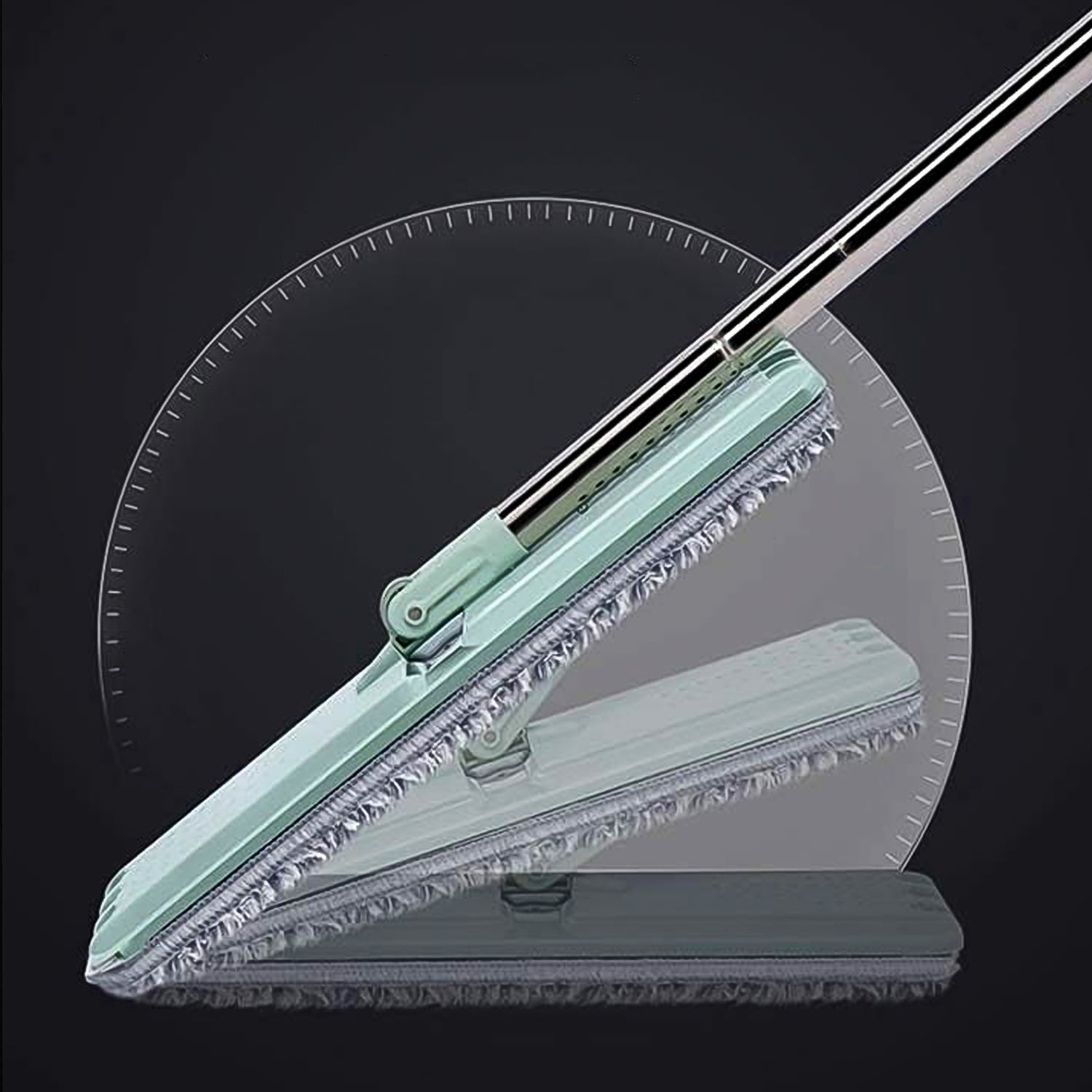 Scratch Cleaning Mop With 2 In 1 Self Clean Wash Dry Hands Free Flat Mop